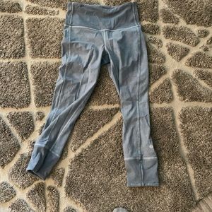 Lululemon blue ankle legging size 4